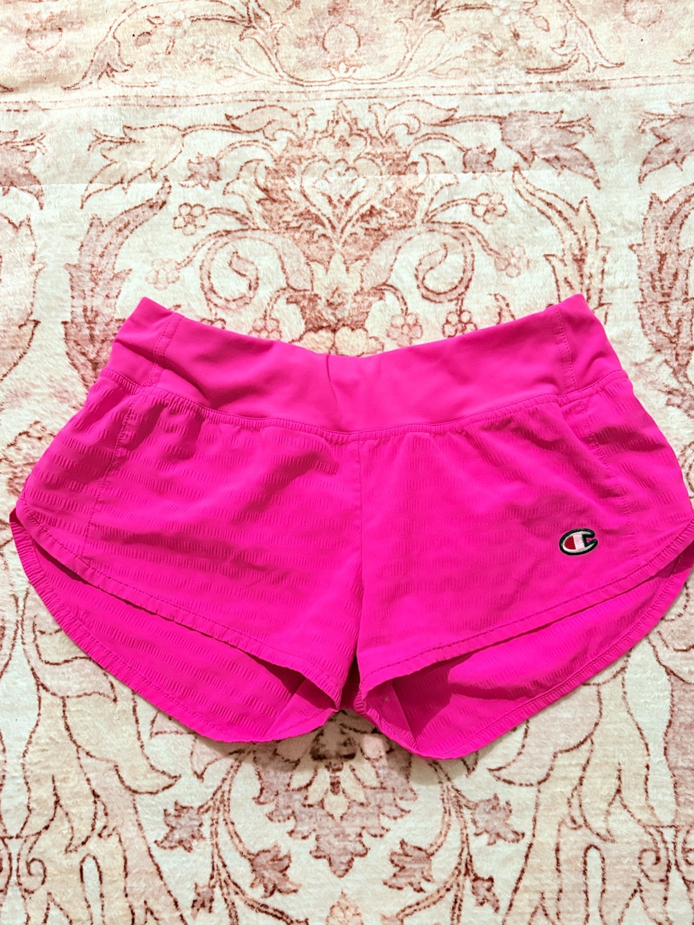 Champion Women's Bright Pink Athletic Shorts